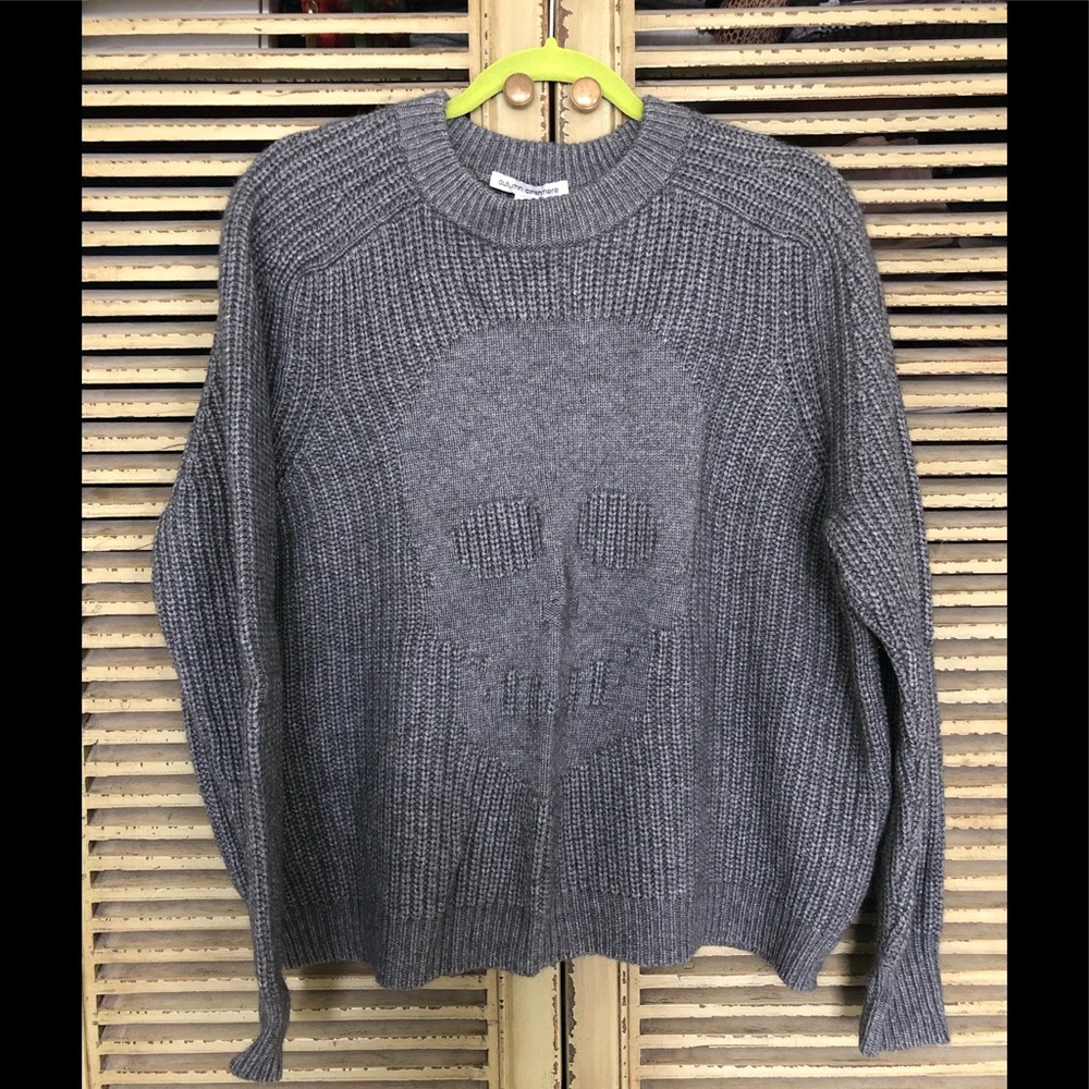 Autumn Cashmere skull sweater